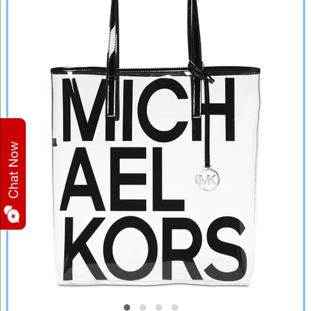 SALE :MKors, large, clear , handbag! Original pkg.
